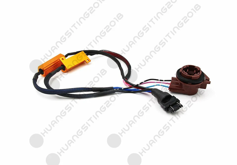 3157 50W Resistor For LED Turn Signal Light Blinker Anti Hyper Flashing 2PC New Foto 4 de 4