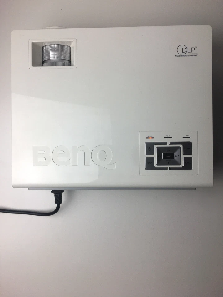 BenQ W100 DLP Home Theater Projector W/ Carry Case & Strap, Remote W/ Extender - Image 3 of 4