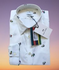 BNWT Paul Smith PS Slim Fit White Shirt Size L RRP �125