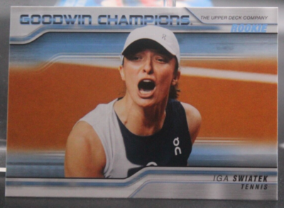 Iga Swiatek (Tennis/RC/Poland) - 2023 Upper Deck Goodwin Champions 