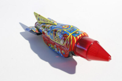 * Blechspielzeug  Rakete Raumschiff ''Space Rocket'' °° in Toy 