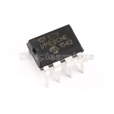 10PCS MCU IC MICROCHIP DIP-8 PIC12F629-I/P 12F629-I/P 12F629 NEW