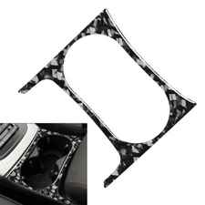 Forged Pattern Center Console Water Cup Holder Panel Cover Trim For Audi Q5 SQ5