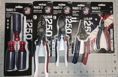 Klein Tools America 250th Anniversary Complete Set of 5 USA MADE limited edition