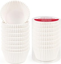 Standard White Cupcake Liners Baking 200 Counts Greaseproof Muffin Baking Cups