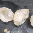 Keokuk White/Clear Quartz Geode Halves Chips/Fragments Lot 2.7oz — photo 3