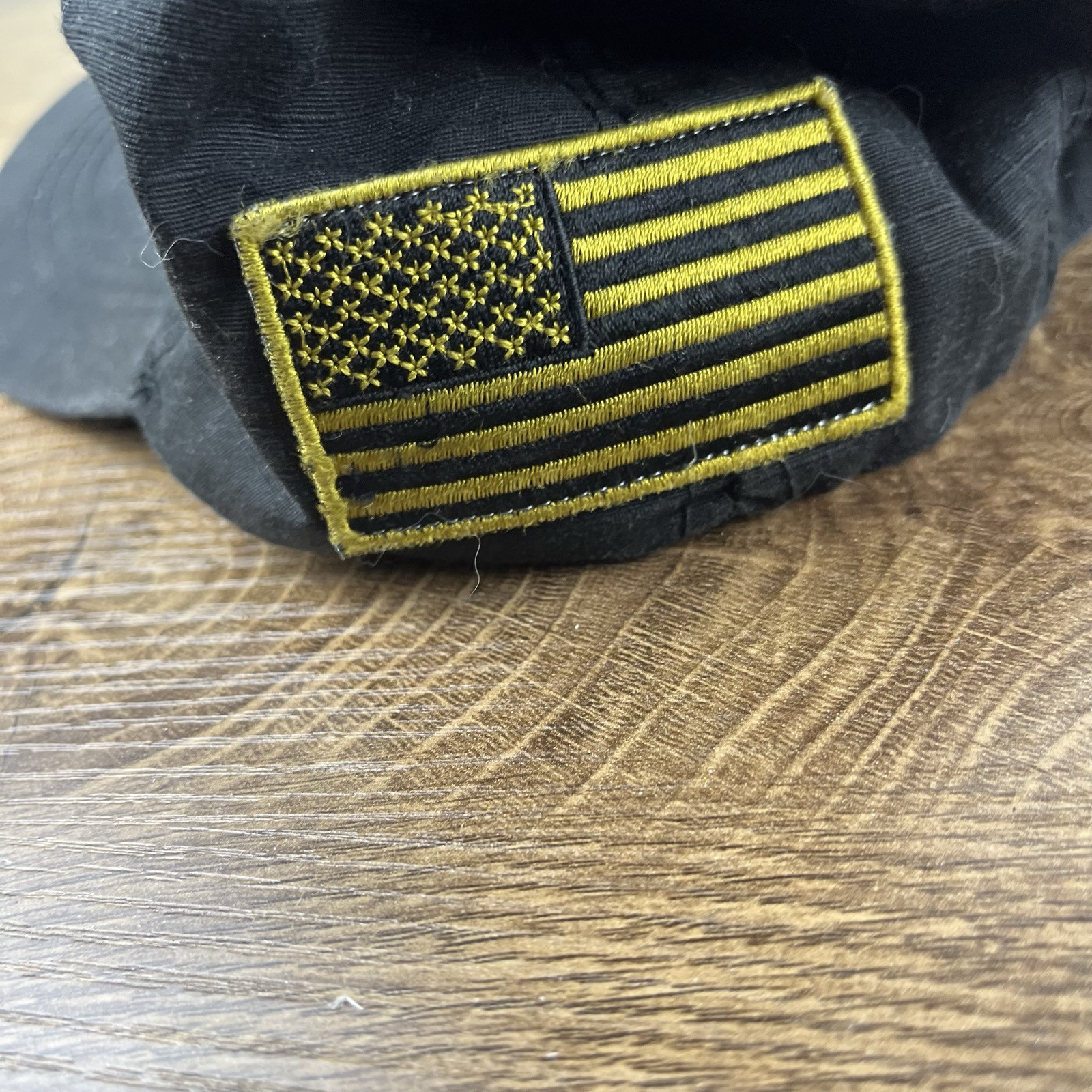 Patch Hat USA Flag Patch Hat Black Adjustable Hat… - image 10