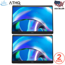 2 PACK Dell Pro 14 Plus P1425 14" WUXGA IPS Portable USB-C Monitor 1920x1200 NEW