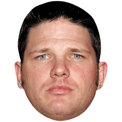 A.J. Styles (kurze Haare) Promi Maske, flaches Kartengesicht, Kostüm Maske
