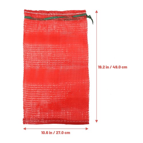 25PCS Produce Bags Onion Potato Garlic Grocery Fruit Crab Boil Mesh Sack - Picture 3 of 12