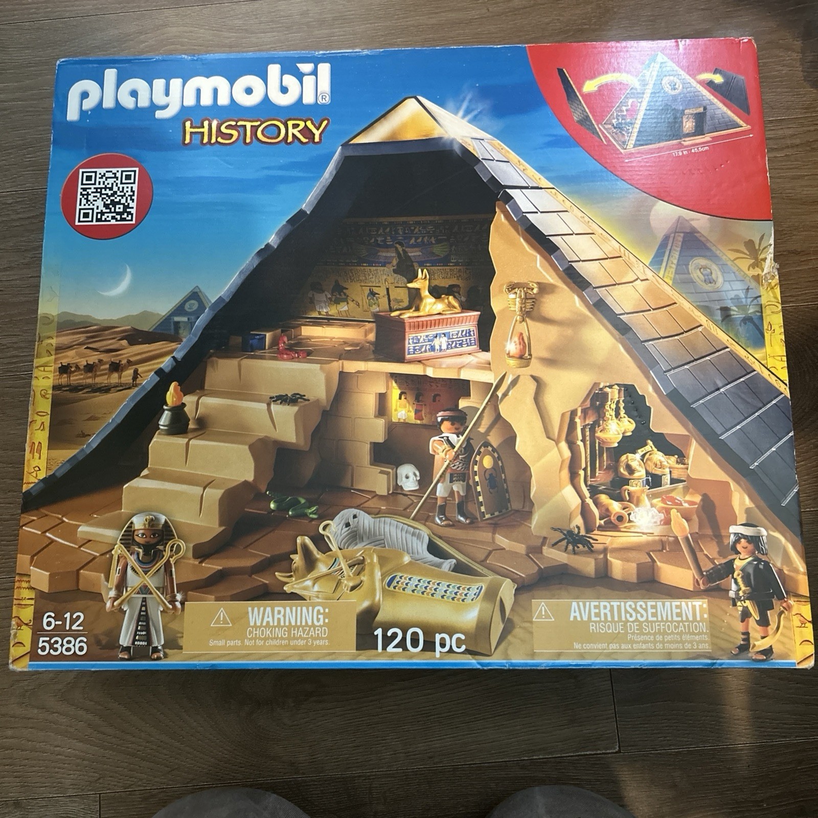 Playmobil 5386 History Pharaoh's Pyramid with Hidden Tombs and Traps,...