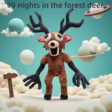 New 99 Nights in the Forest Deer Plush Toy Soft Stuffed Animal Doll Kids Birthda