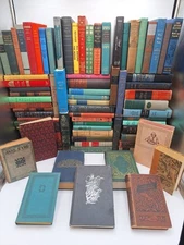 Lot of 20 Vintage Old Rare Antique Hardcover Books - Mixed Color - Random