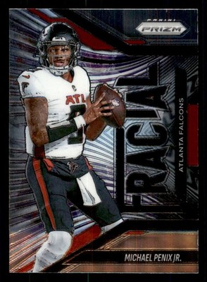 2025 Panini Prizm Fractal #10 Michael Penix Jr. Atlanta Falcons | eBay