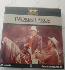 Broken Lance Special Edition Widescreen Laserdisc LD Extended Play VG Condition 
