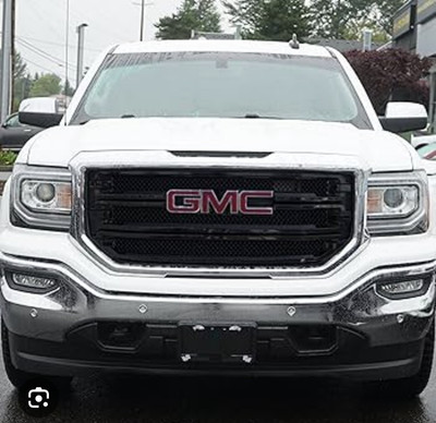 2016-2018 CCI Auto GMC Sierra Gloss Black Grille Overlay 