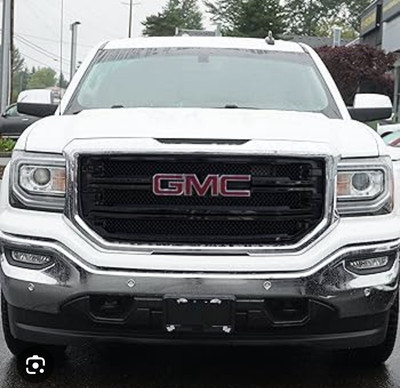 #ad 2016 2018 CCI Auto GMC Sierra Gloss Black Grille Overlay $45.00