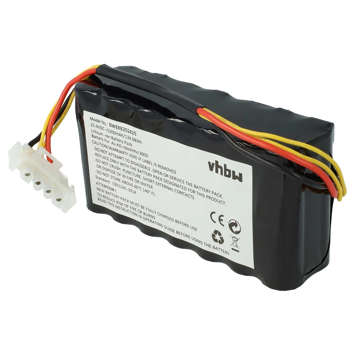 Vhbw Batteria Compatibile Per Jiayu F1, 1600mAh, Li-Ion, Sostitutiva EB-L1G6LLU
