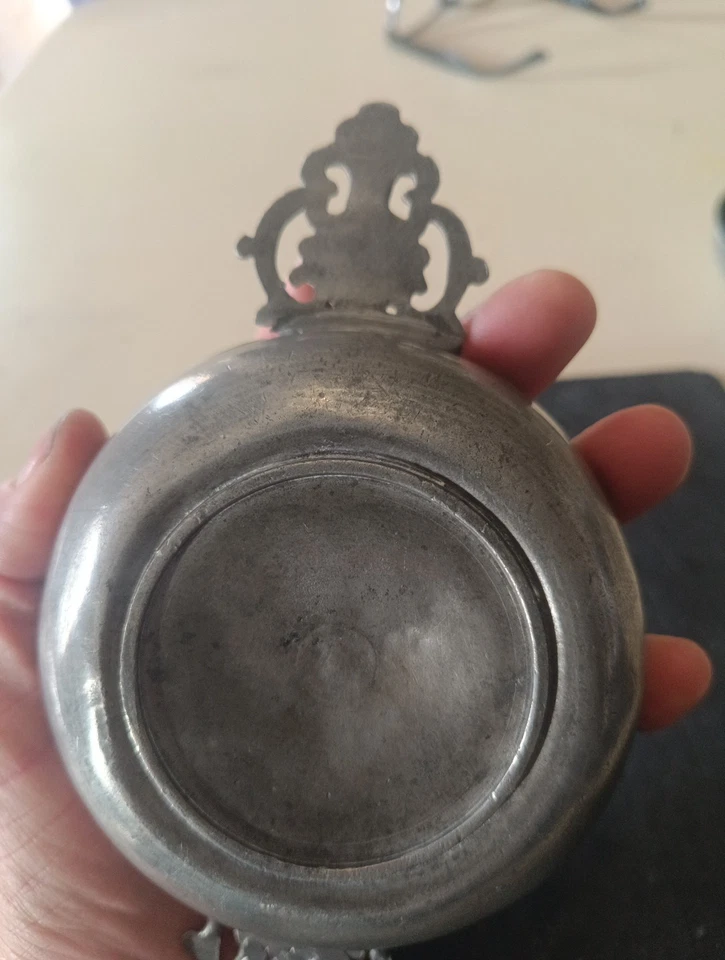 Étain Ancien Taste Vin Ou Ecuelle - Photo 2/2