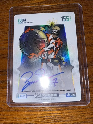 2025 Bo Jackson Battle Arena TCG Alpha Update Boomer Esiason Auto BOOM STEEL