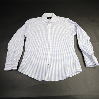 #ad Northern Harvest Button Up Men#x27;s White Blue Used $20.99