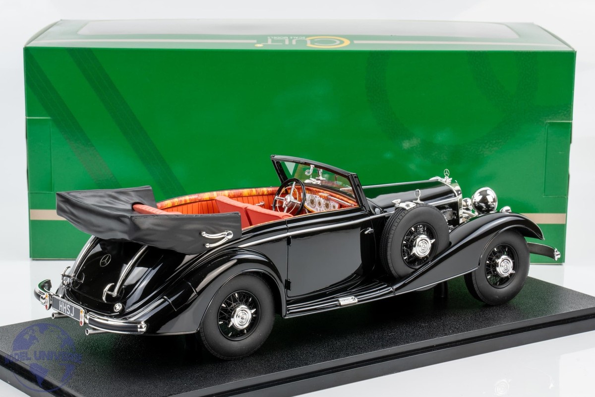 Cult Scale - 1:18 Mercedes-Benz 540K Cabriolet B (1936-38) Black