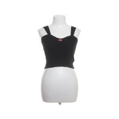 Romwe, Tank­top, Größe: S, Schwarz, Polyamid/Polyester/Viskose, Einfarbig #jvN