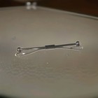 2Pcs Silver Tie Collar Bar Pin Collar Bar Shirt Clip Men's