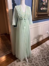 Vintage Nightgown And Robe Set