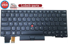 Lenovo ThinkPad X280 X390 X395 01YP040 01YP120 01YP160 US Backlit Keyboard USK