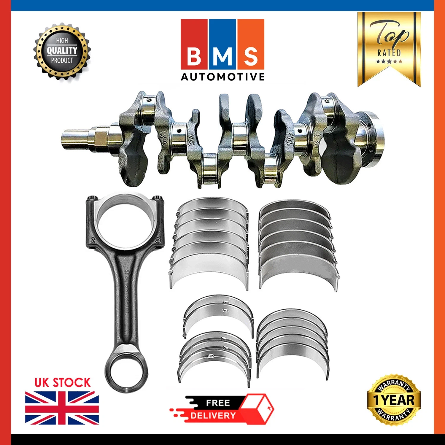 CITROEN DV5 1.5 DIESEL PEUGEOT FORD EXPERT VAN CRANKSHAFT WITH OTHER REBUILD KIT