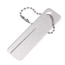 Double Side Hook Hone Fishing Hook File Line Stripper Knife Sharpener Mini Diamo