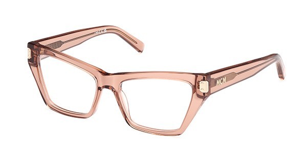 MCM MW5005 072 Transparent Pink Square Cateye Eyeglasses 53-16-140 RX 36590₽
