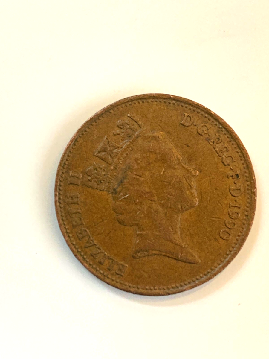 1990 Elizabeth II DG REGINA FD Unabridged Legend two pence | eBay