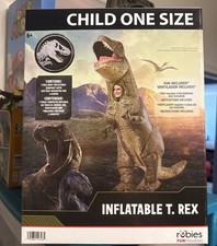 Rubie's Child Kid Jurassic World Inflatable T-Rex Costume - One Size Halloween