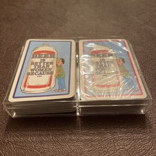 Vtg.1988 Made In USA 2 Decks Of Beer Is Better Than Women Playing Cards 1 sealed