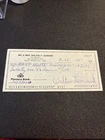 BASEBALL~SIGNED WALTER F (BUCK) LEONARD SIGNED PERSONAL 1987 CHECK PLANTERS BANK