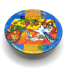 Donkey Kong 3 1984 Nintendo Vintage Japanese Round Menko Cards Famicom Set of 2