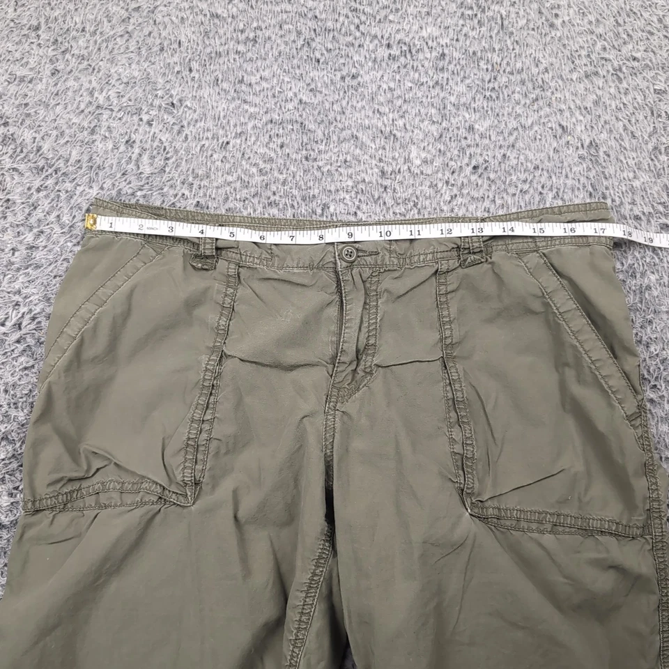 Pantalones Cortos Polo Ralph Lauren Mujer 12 Verde Preppy Verano Informal Carga Utilidad Foto 4 de 4