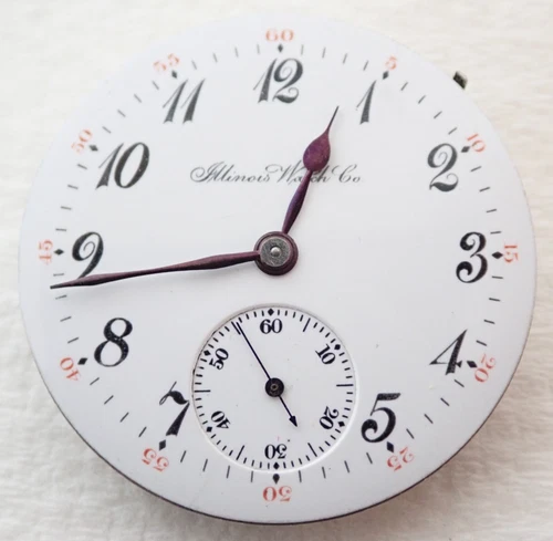 ANTIQUE 16s ILLINOIS GRADE 172 11 JEWEL OPEN FACE POCKET WATCH MOVEMENT