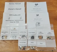 Teac AN-180 noise reduction restoration upgrade kit repair rebuild capacitor