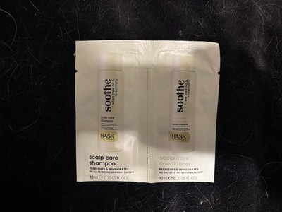 HASK Soothe Scalp Care Shampoo & Conditioner SAMPLE tea tree oil + rosemary