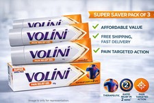 Volini Pain Relief Gel 50g Pack of 3 Muscle Joint Neck Back Support EXP 04-2027