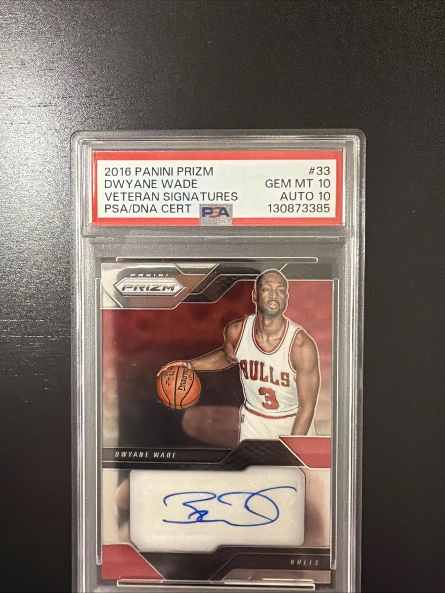 Dwyane Wade 10 Graded Basketball Autographed Sports Trading Cards