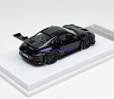 LMLF 1/64 Scale Porsche 911 GT3 RS Black Diecast Car Model Toy