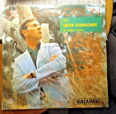 Ben E. Madison- Groen Koringlande & ander TreffersRARE South Africa Afrikaans LP