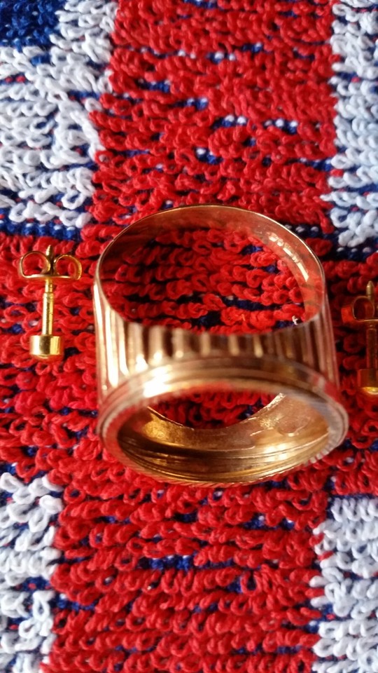 Gold Ring stamped 375 10.1g 9ct gold studs eBay