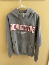Benedictine University Hoodie Sweatshirt.  Small