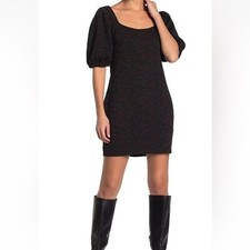 Free People Ladies NWT Sunset Mini Dress -Black Combo. Size small.