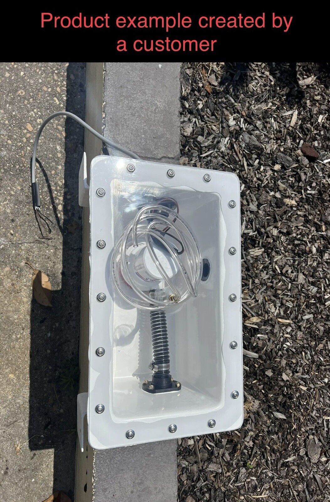 Large Sea Chest Baitwell or Livewell Pump Box Only eBay